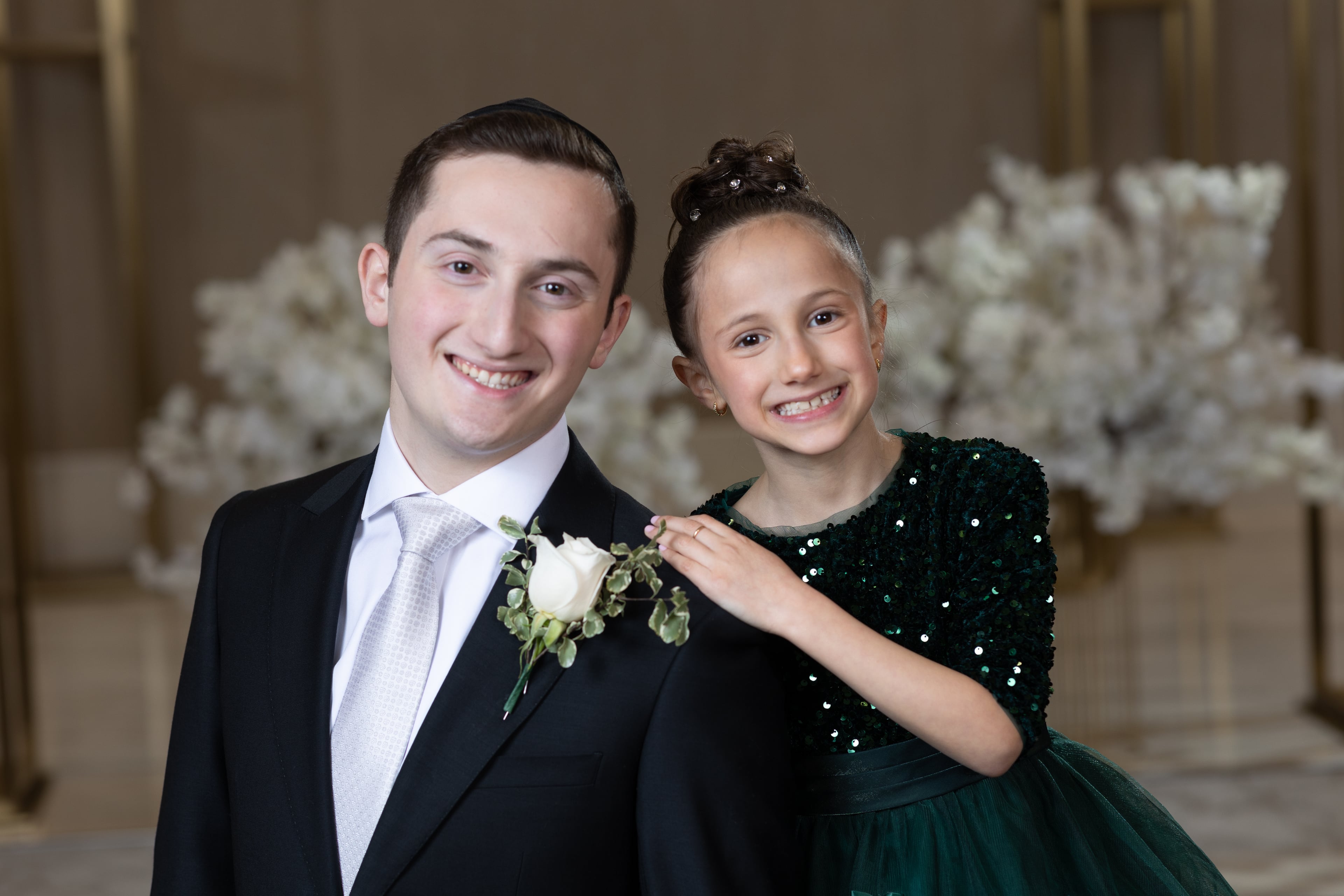 Bar / Bat Mitzvah moment — family celebration